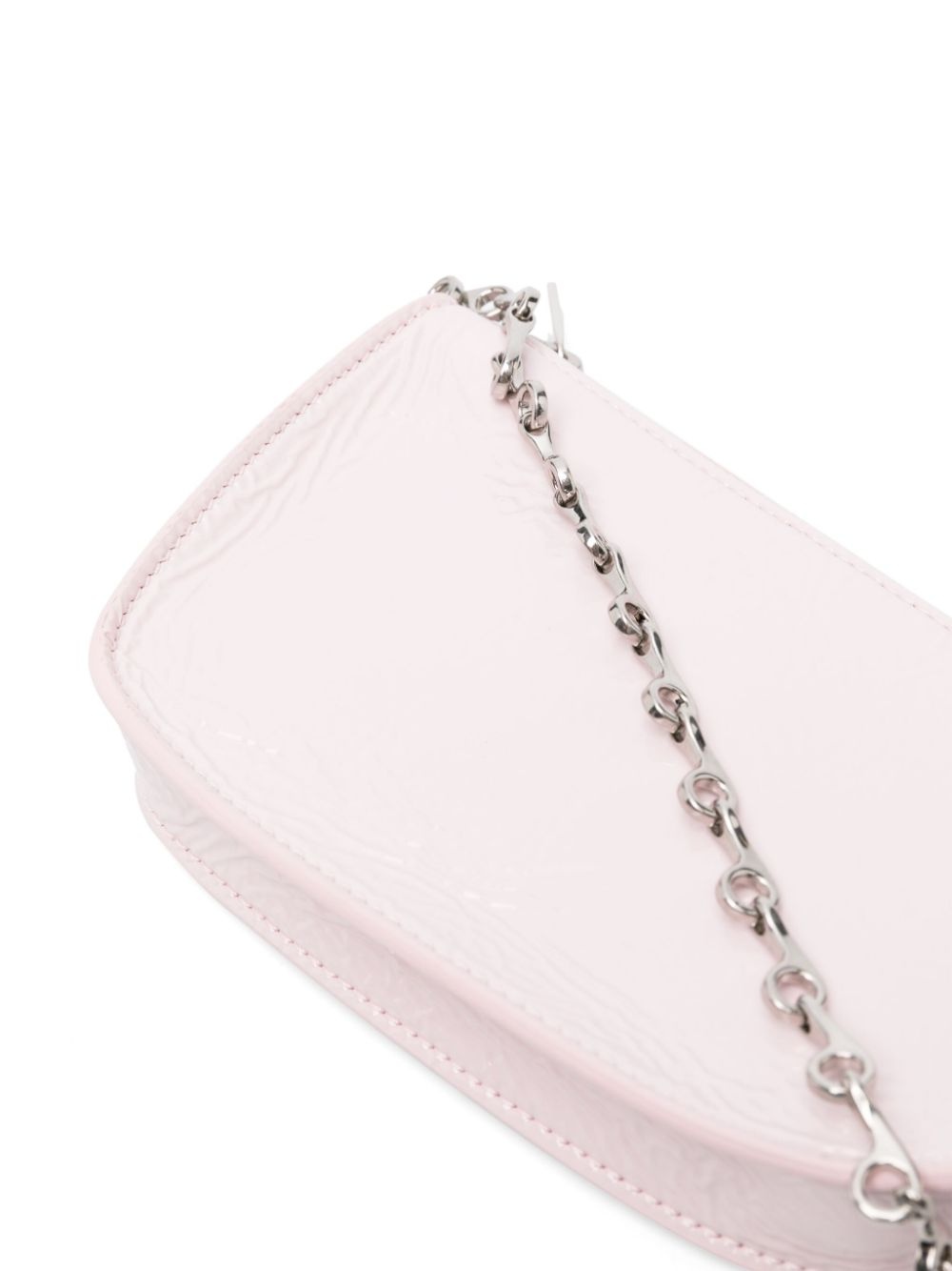 asymmetric leather crossbody bag - 4
