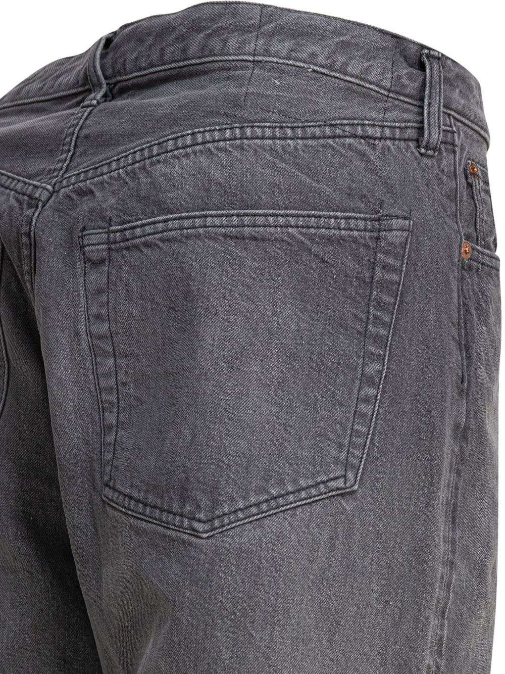 washed-cotton jeans - 3