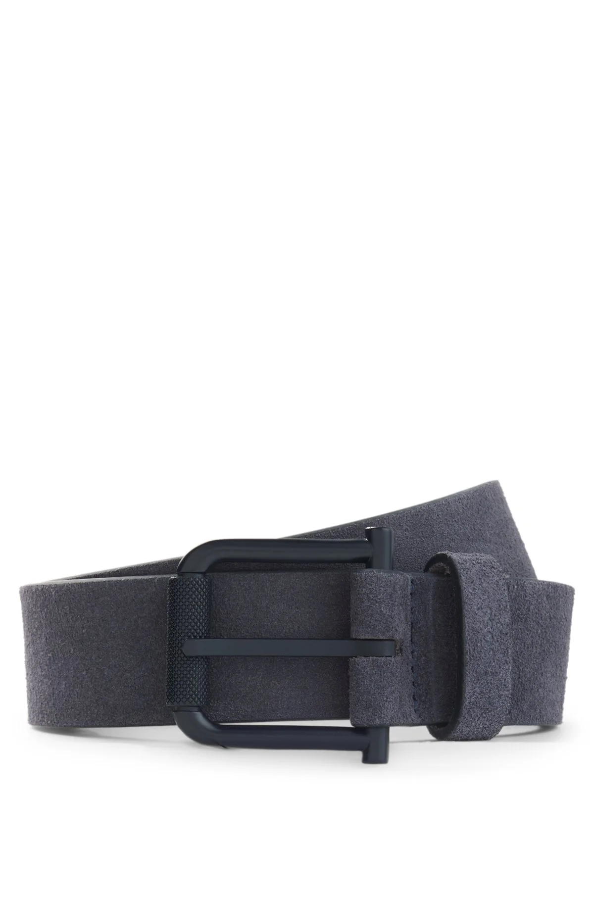 SUEDE BELT WITH LOGO KEEPER - 1