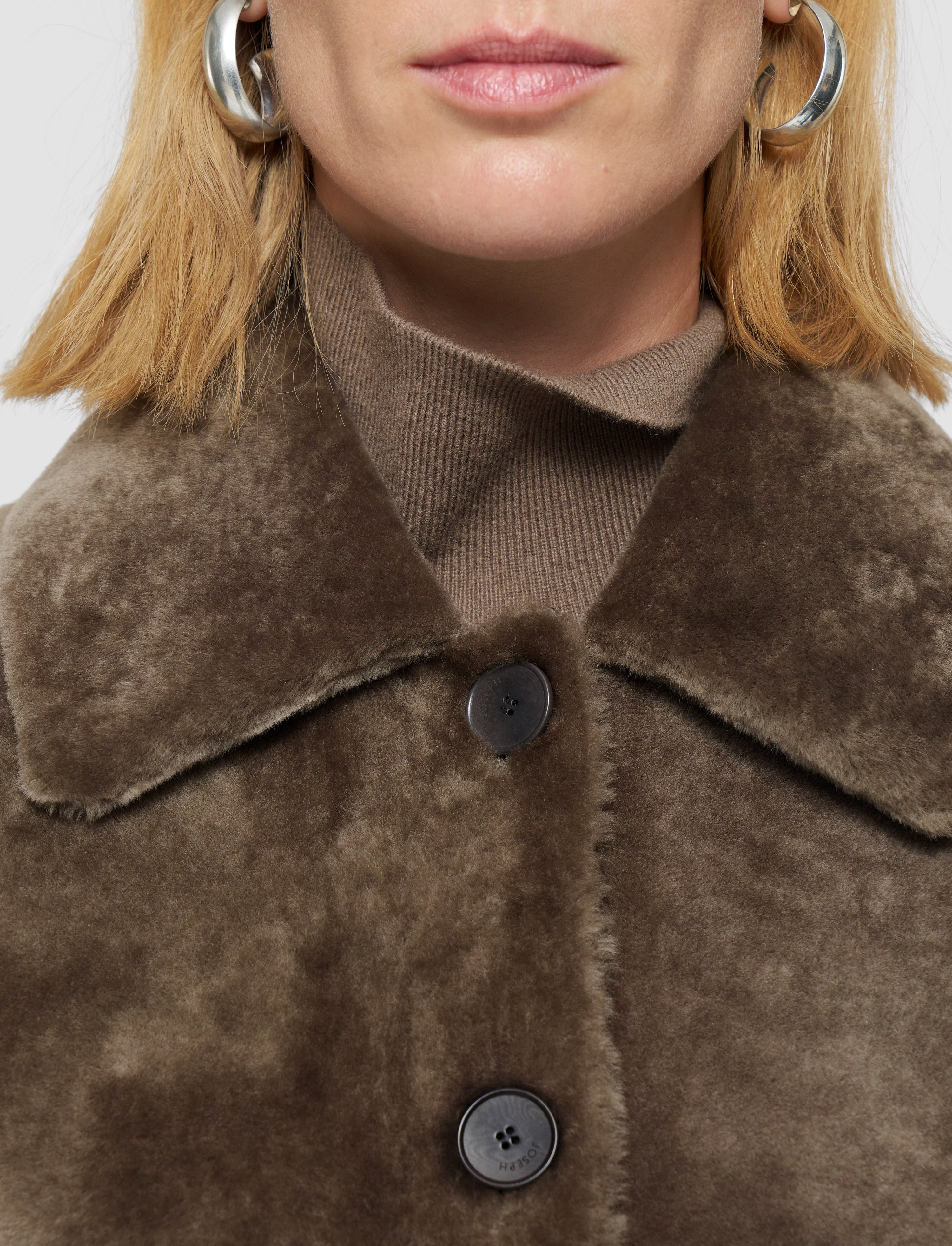 Alloway Reversible Soft Shearling Jacket - 7