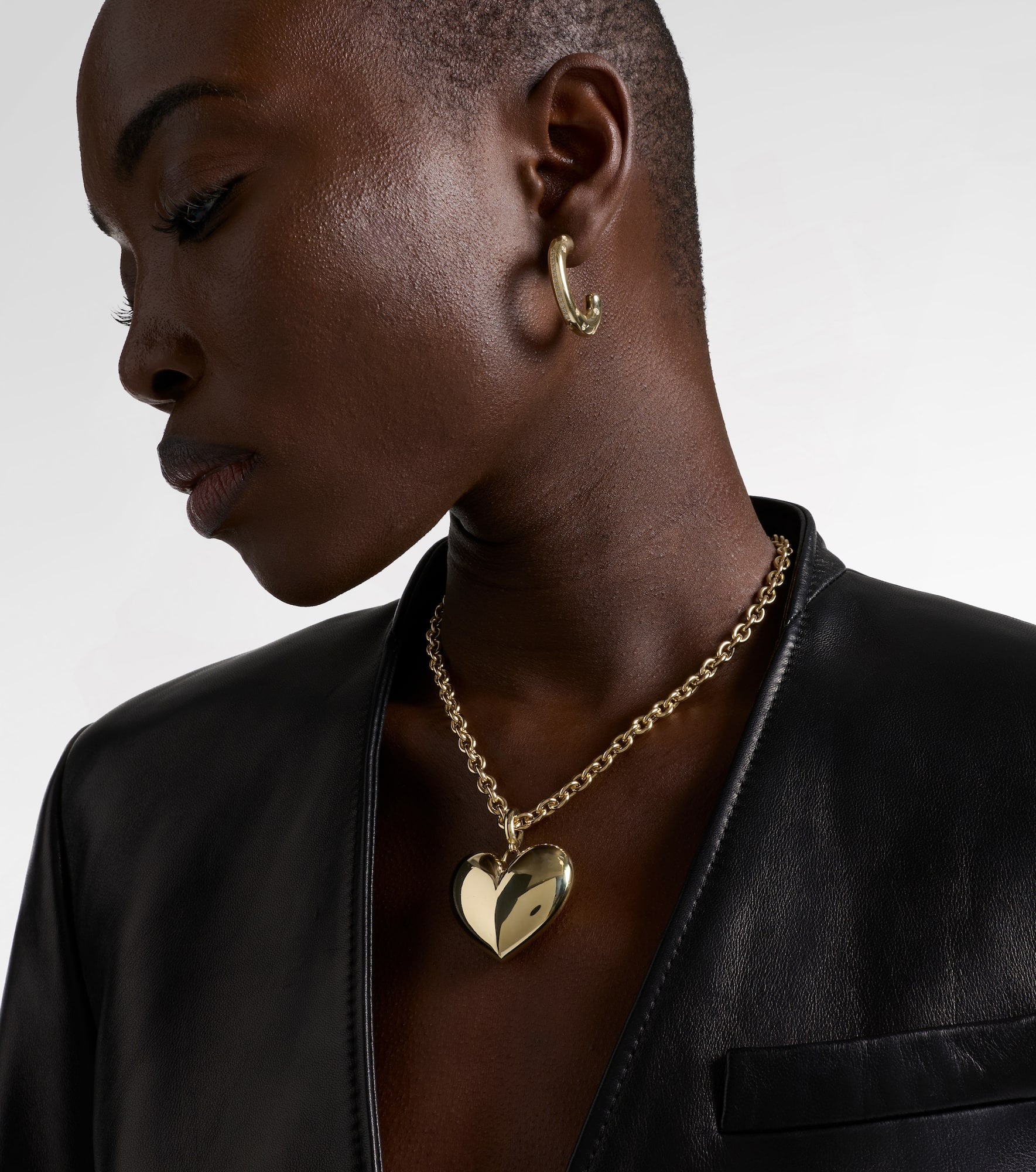 Paulette 14kt gold pendant necklace - 3