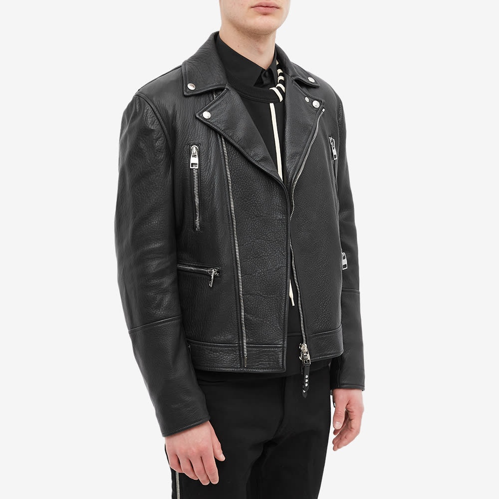 Alexander McQueen Leather Biker Jacket - 2