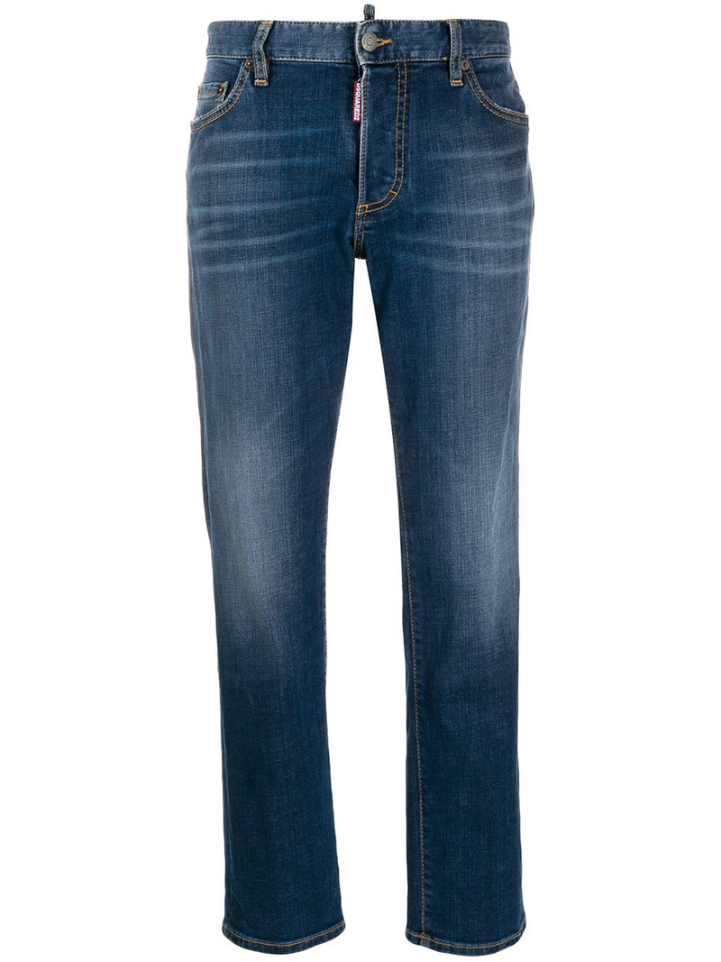 washed cropped jeans 1