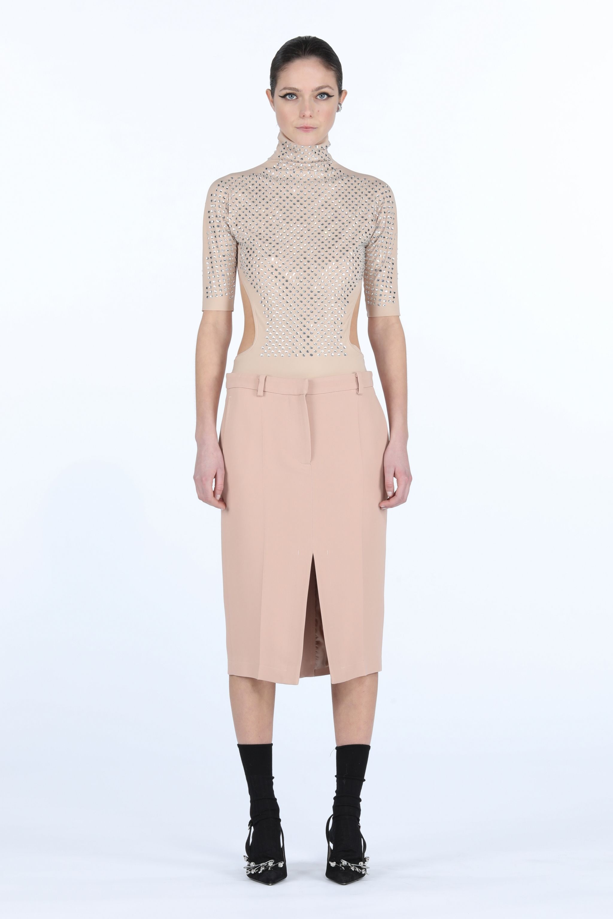 TAILORED PENCIL SKIRT - 4