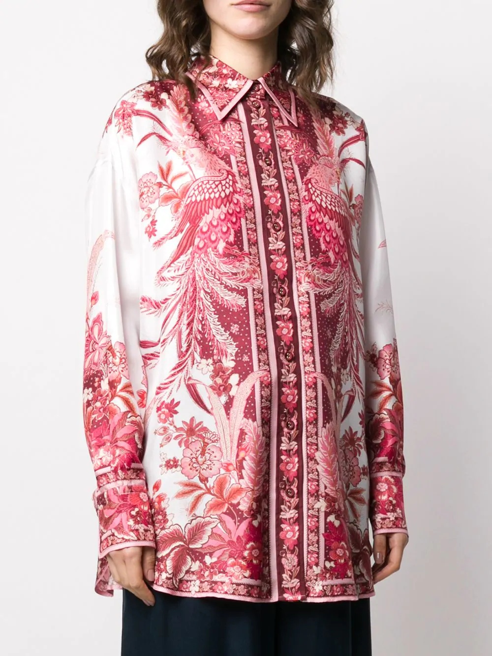 Wavelength Phoenix-print shirt  - 3