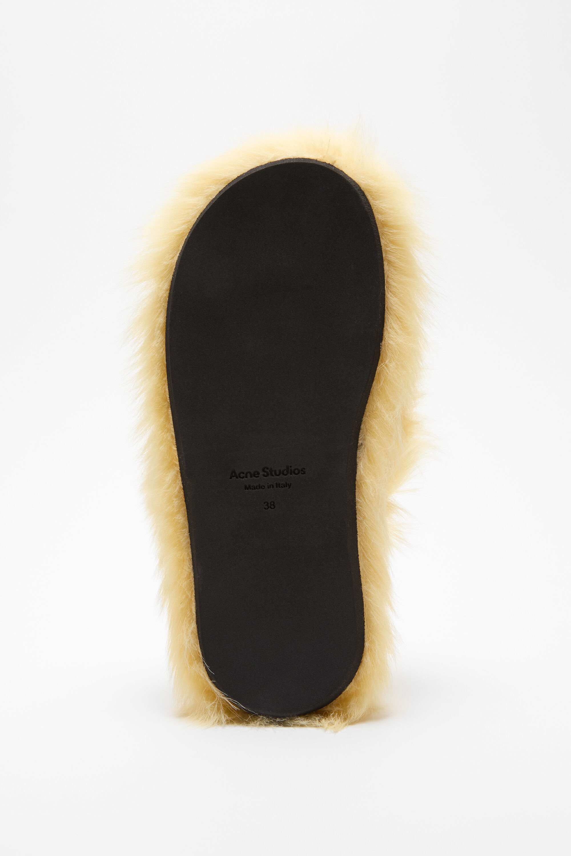 Shearling sandals - Canary yellow - 4