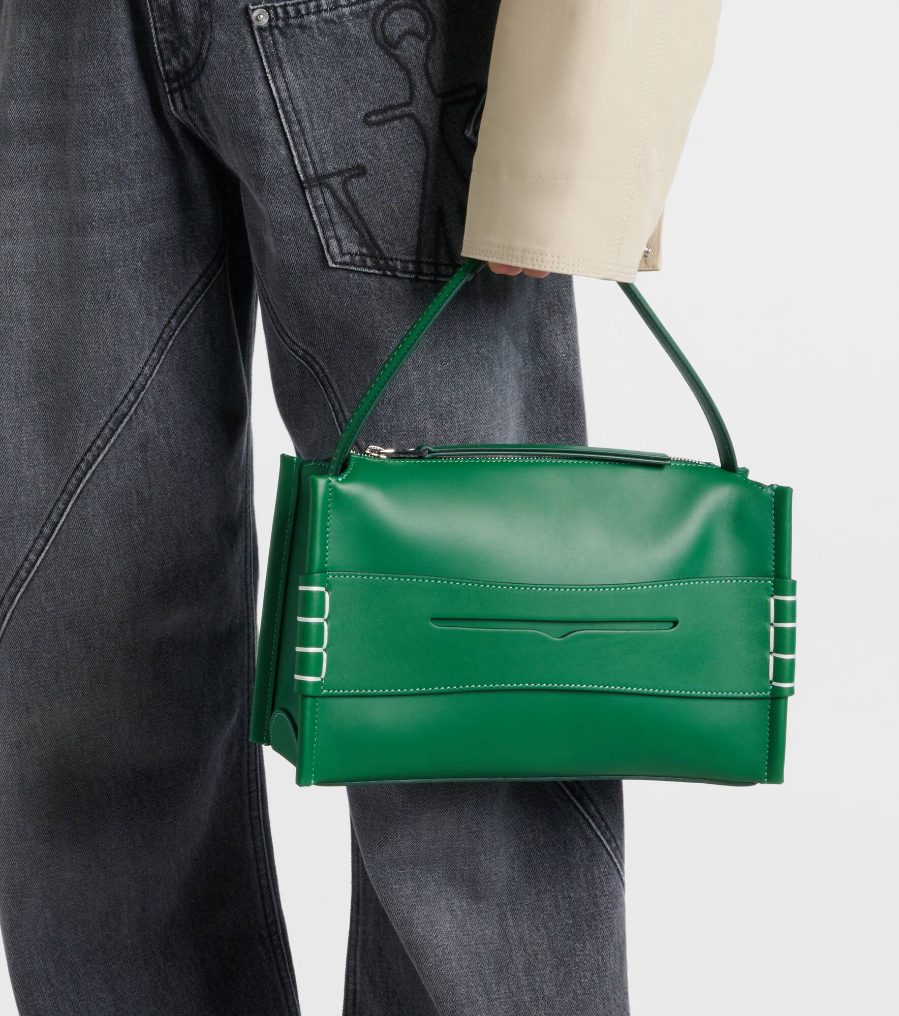Loafer leather shoulder bag - 2
