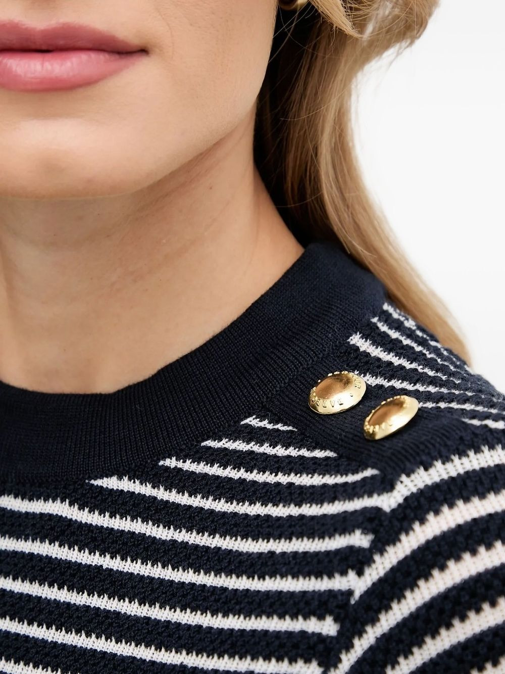 stripe-pattern sweater - 4