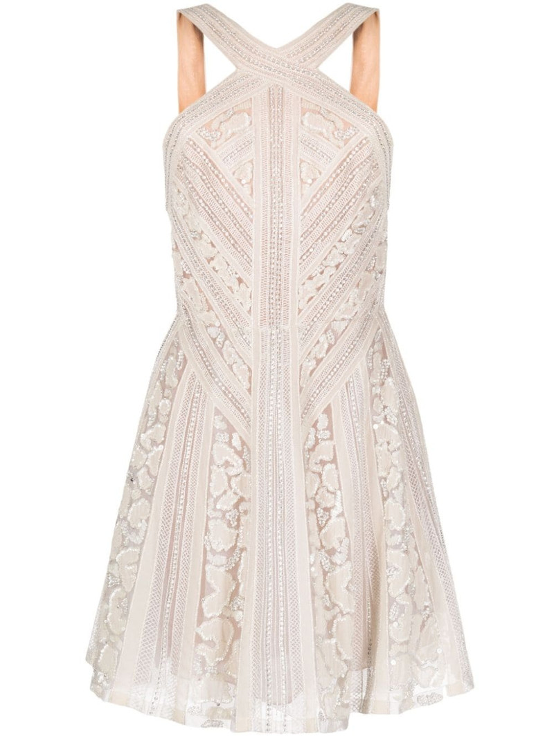 bead-embellished silk dress 1