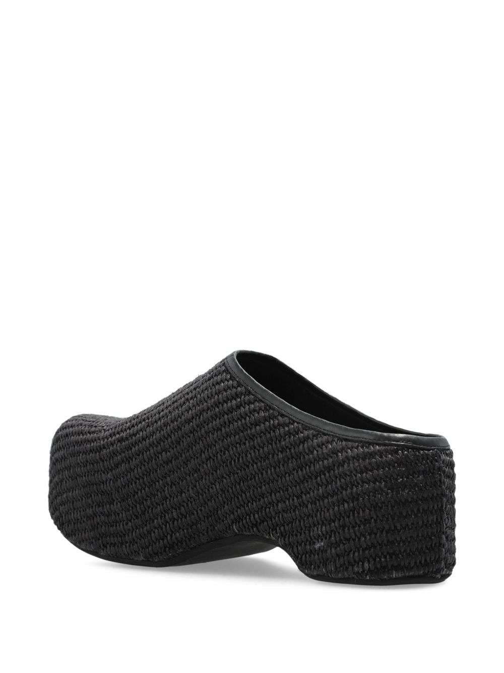 logo-print mules - 3