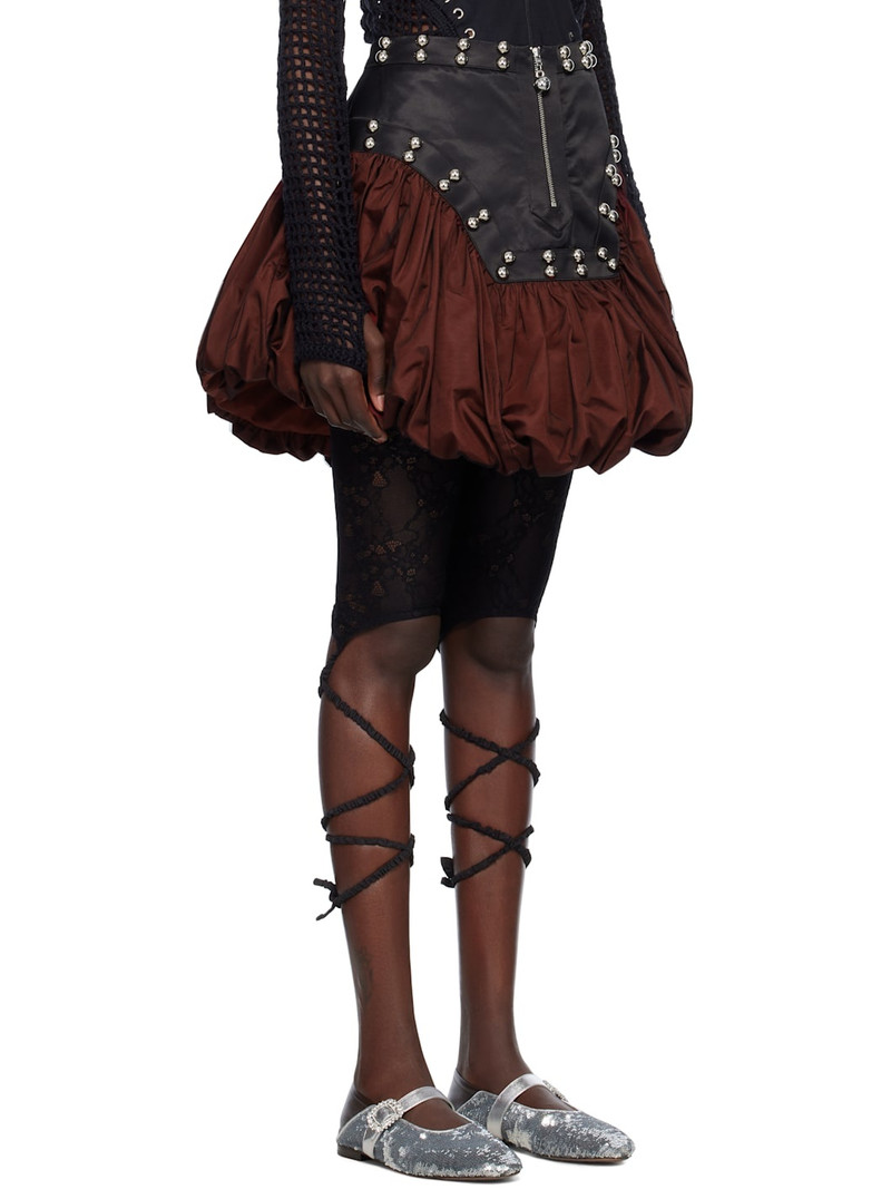 Black & Red Backtuck Miniskirt 2