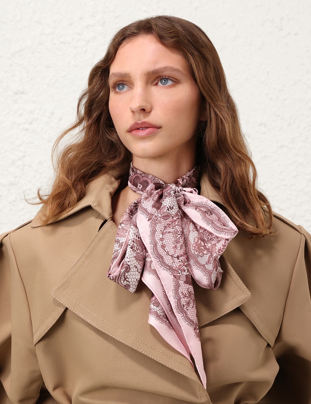 PRINTED SILK NECKSCARF - 7