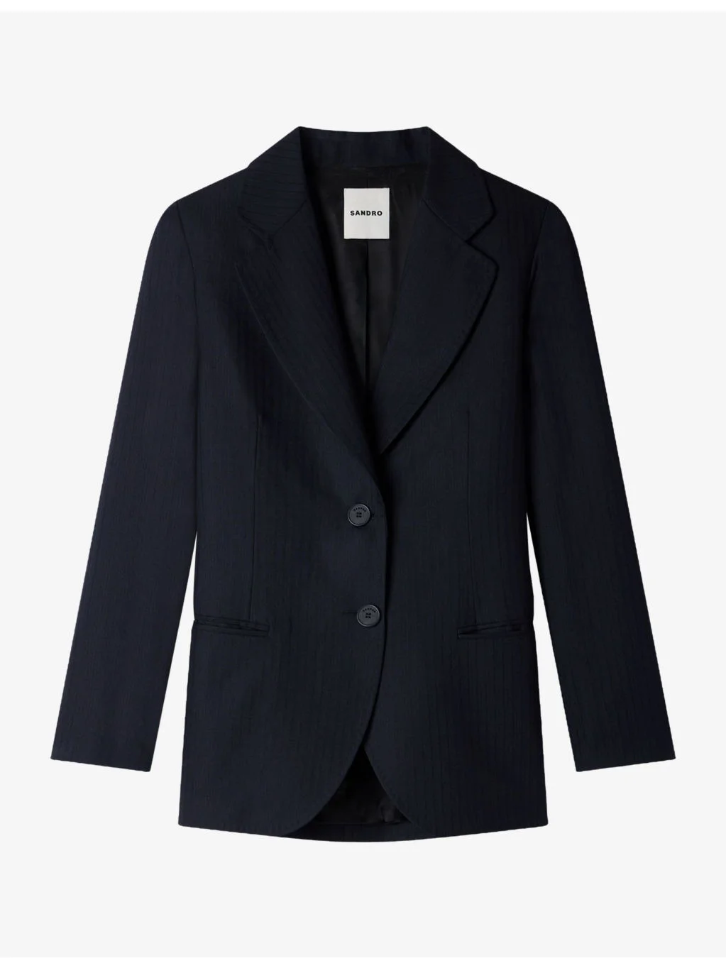 Striped Slim-Fit Wool-Blend Blazer - 1