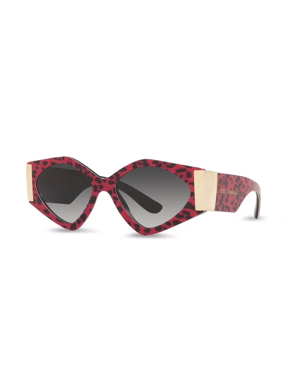 animal-print cat-eye sunglasses - 2