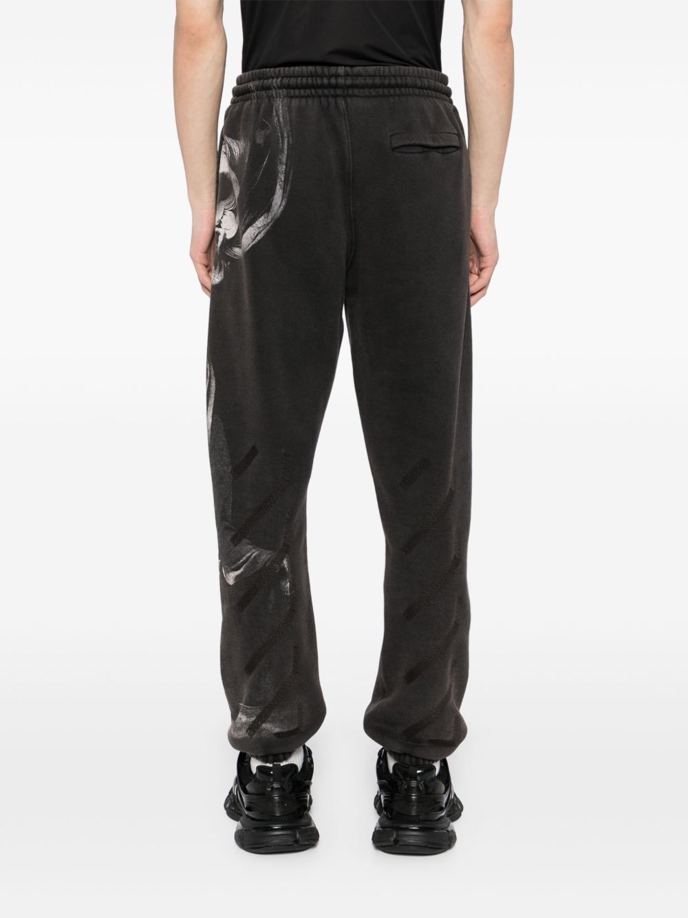 graphic-print pants - 4