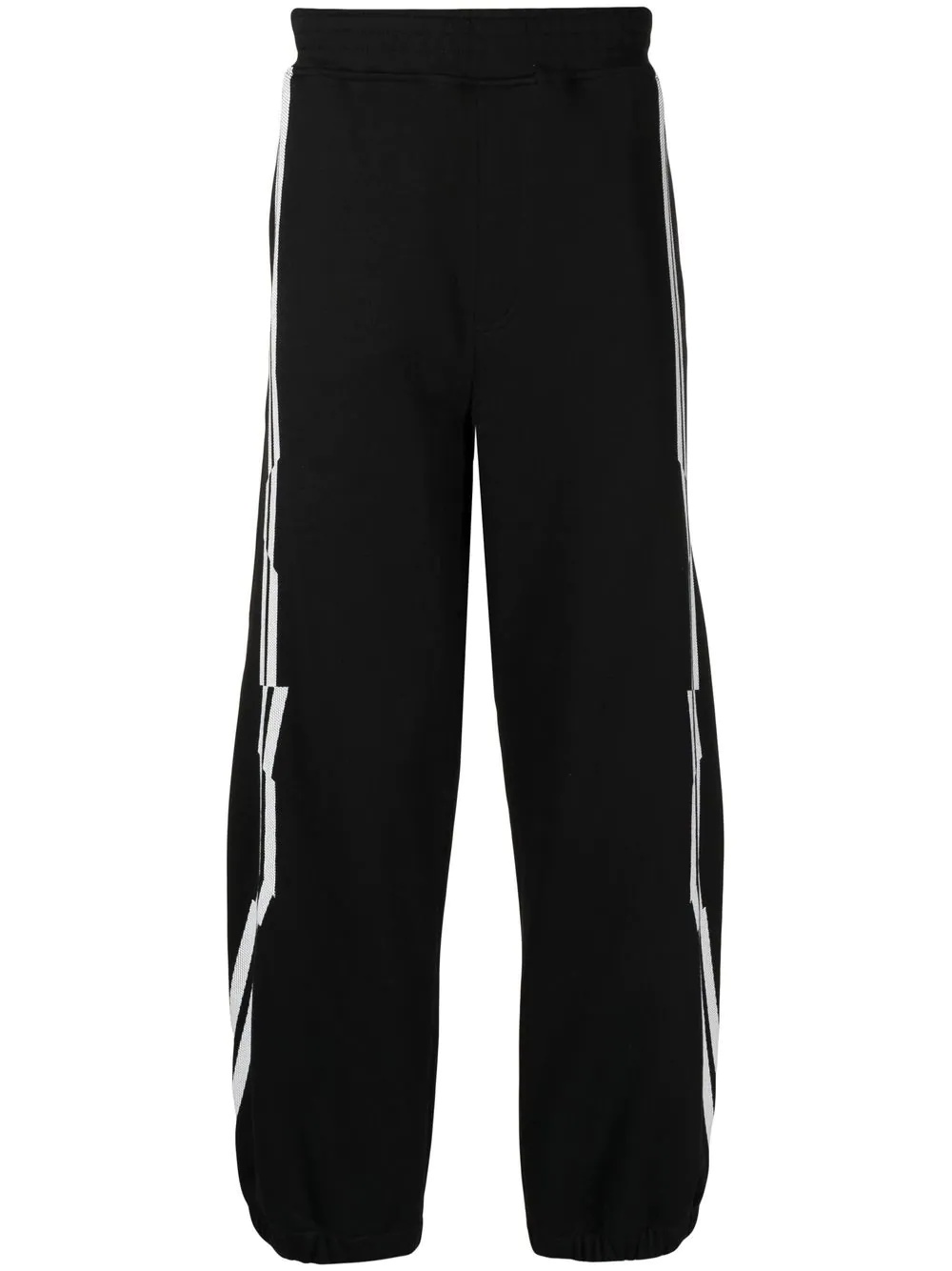 side-stripe track pants - 1