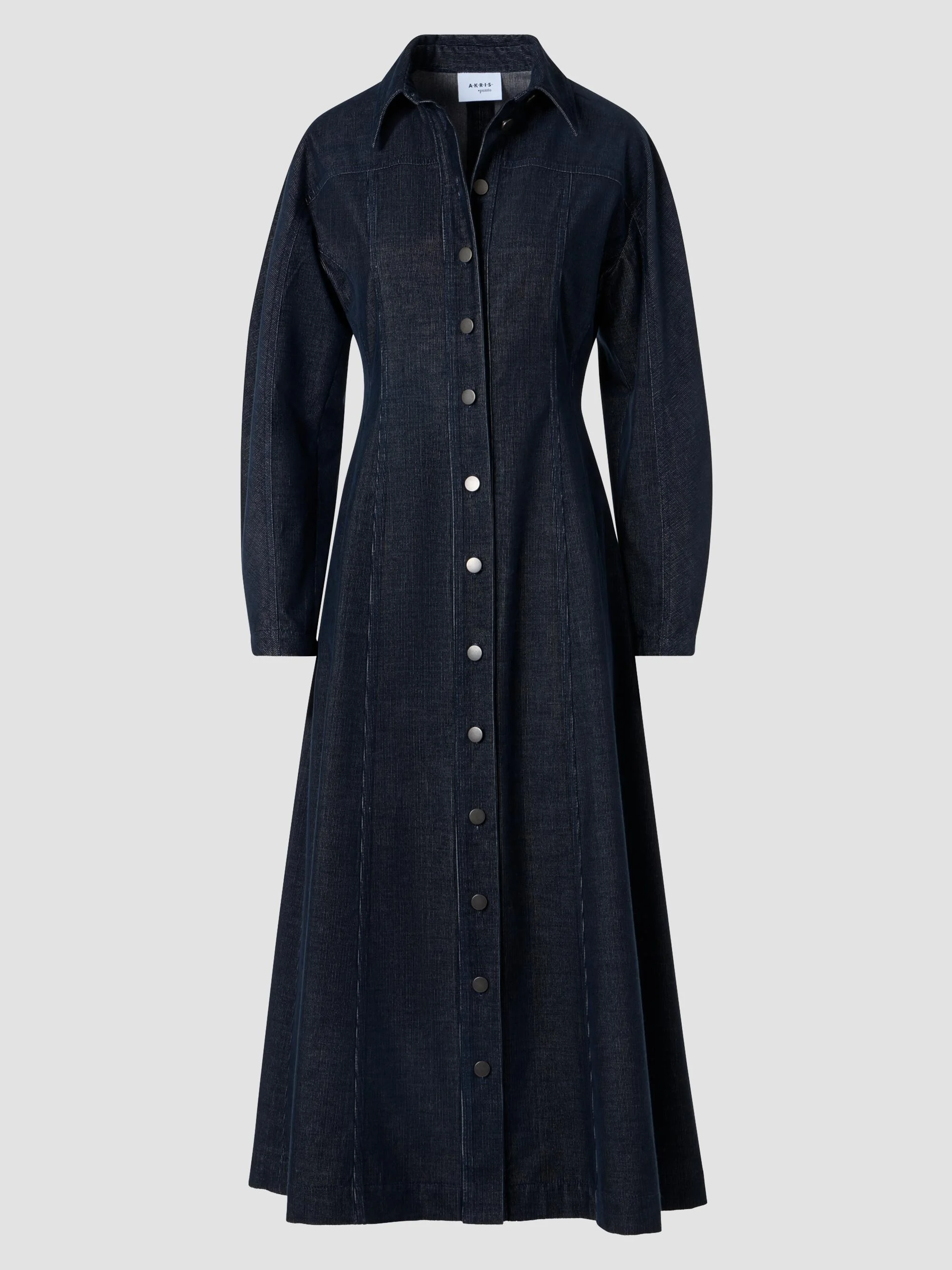 Women's Changent Micro Corduroy Midi Dress - Navy - 1