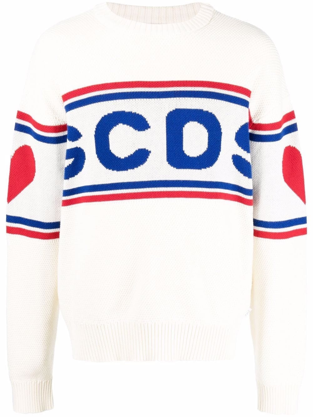 logo-knit jumper - 1