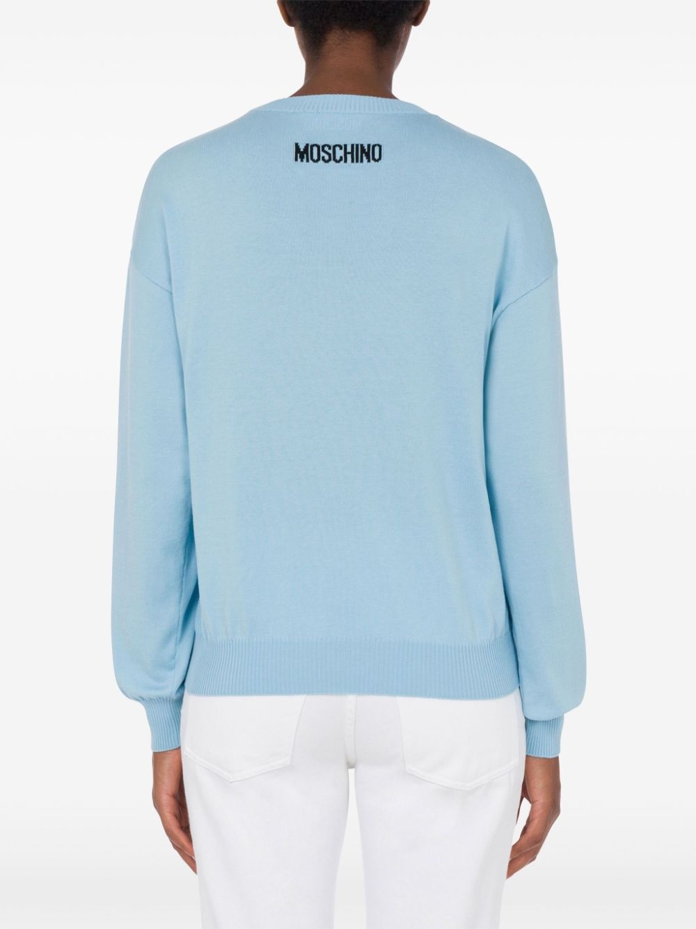 goose-motif sweater - 3