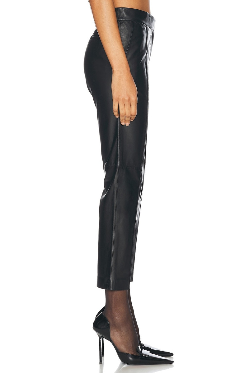 Leather Straight Crop Trouser 3
