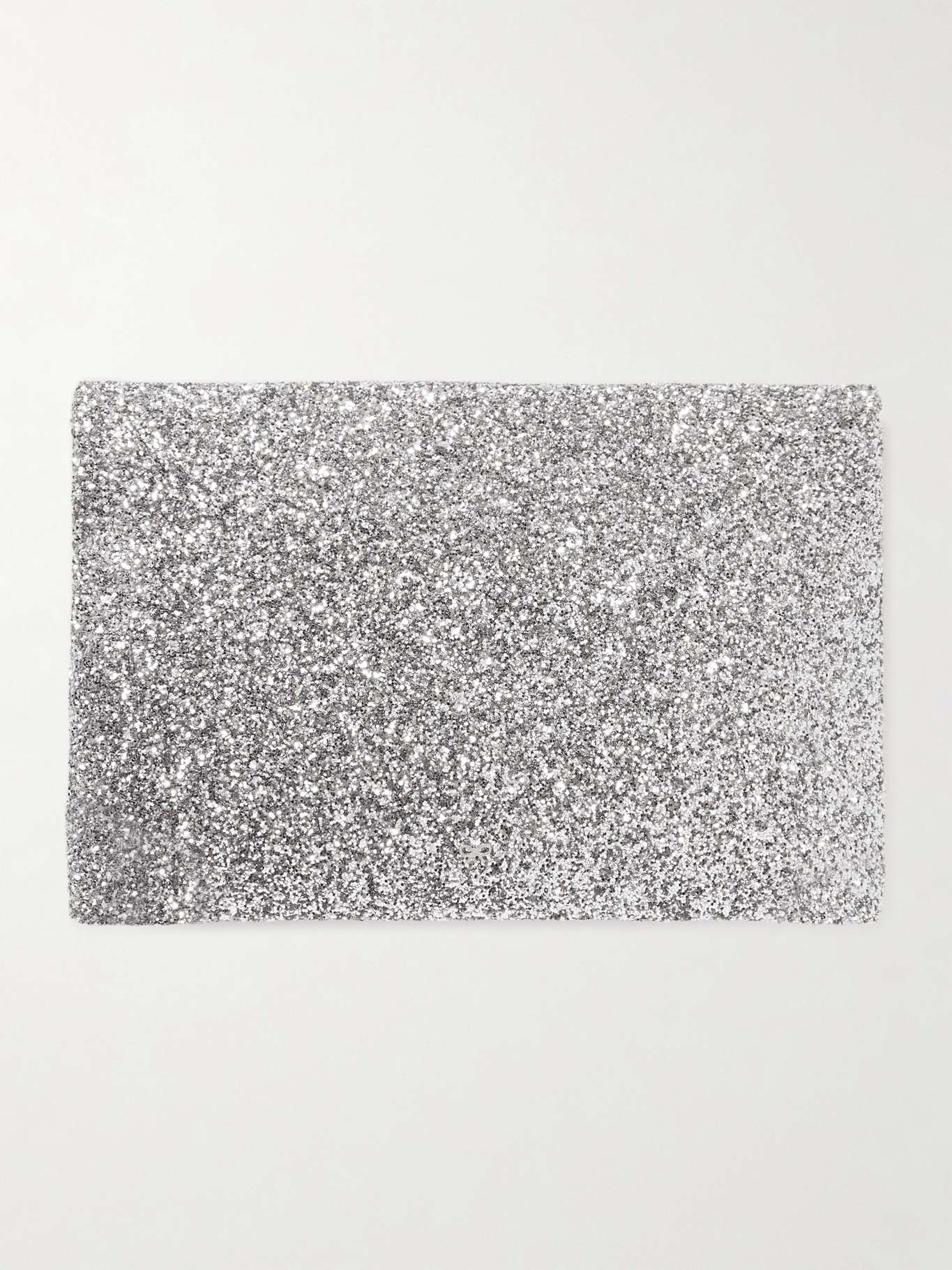 Valorie glittered leather clutch - 3