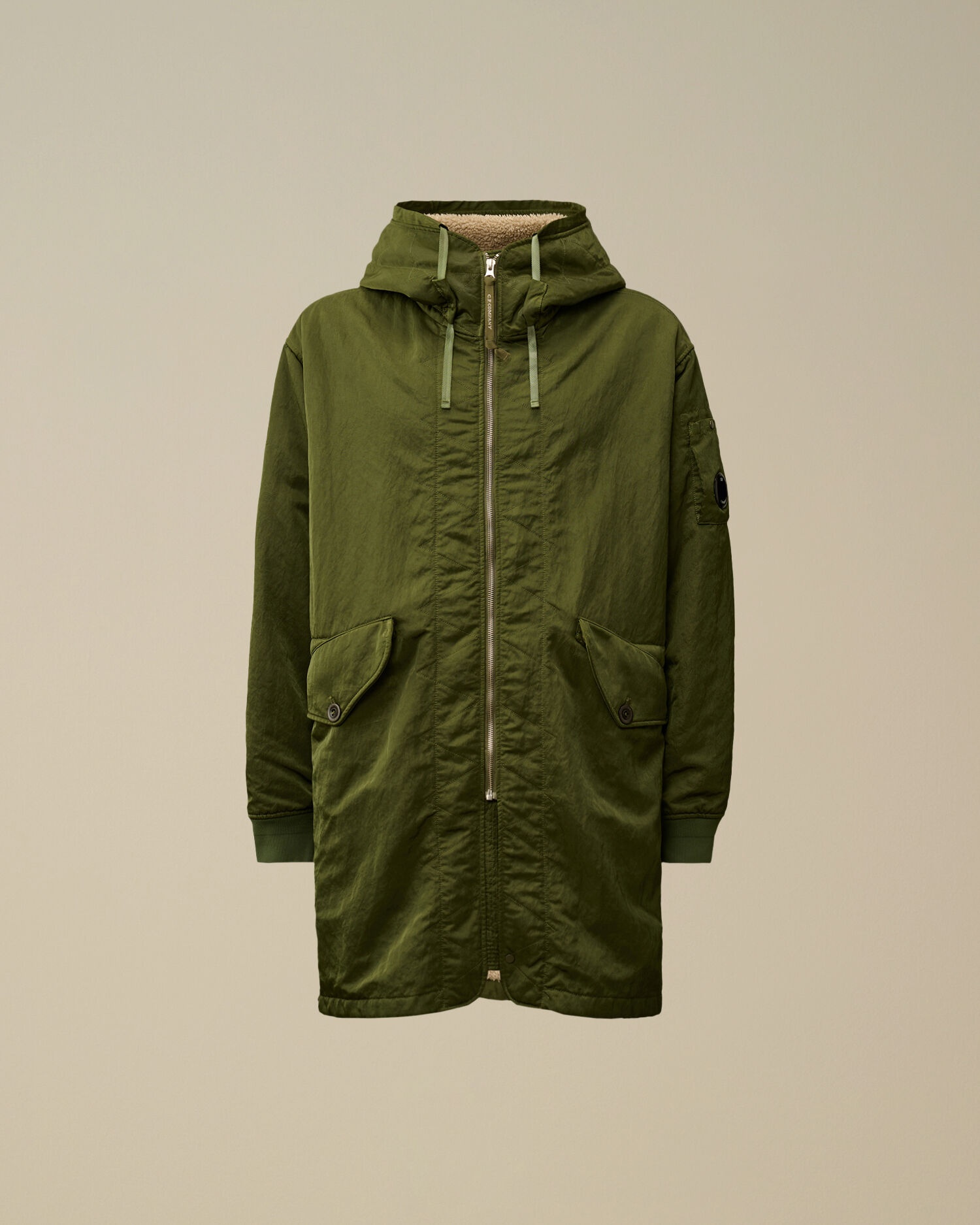 Nylon B Lined Hooded Parka - 1