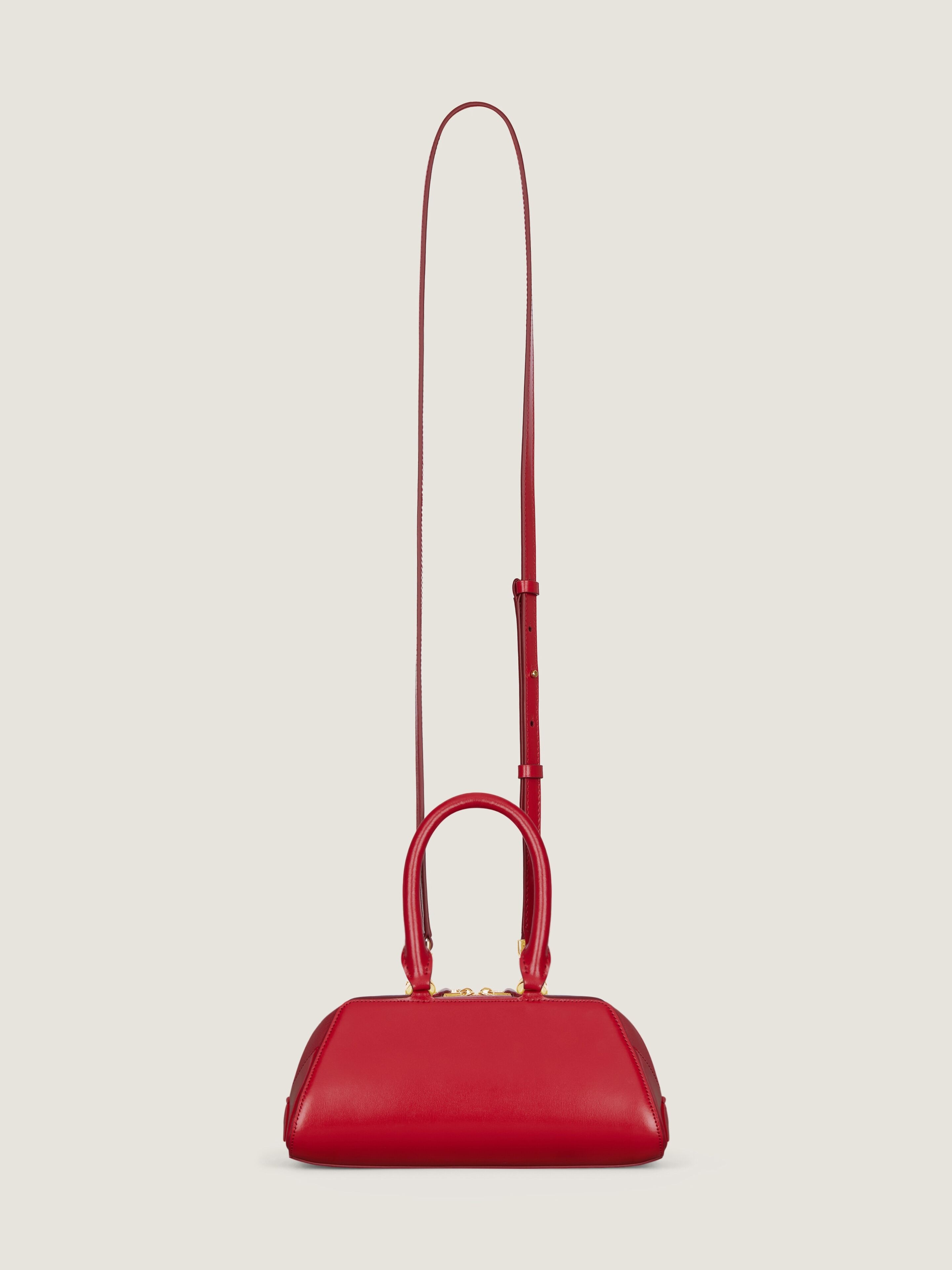 MINI ANTIGONA CUBE EAST-WEST BAG IN BOX LEATHER - 3