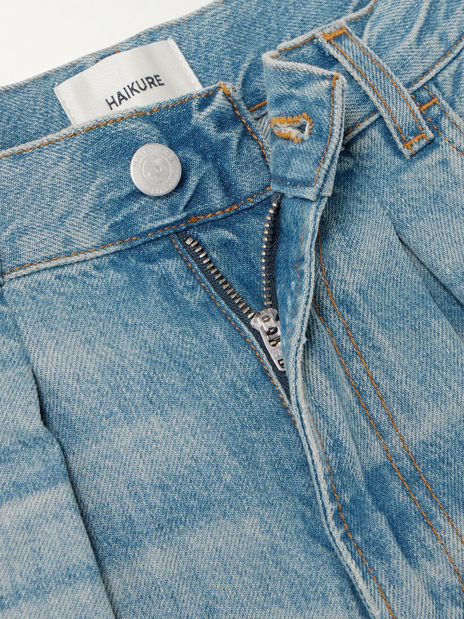 Candy pleated boyfriend jeans Light denim - 5