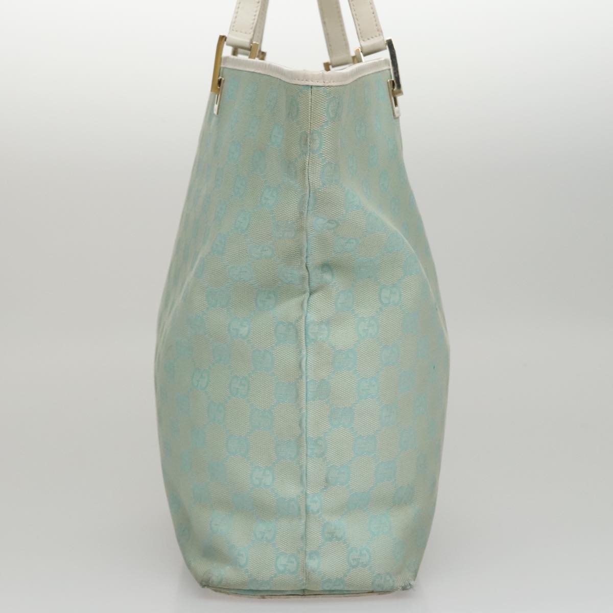 GUCCI GG Canvas Tote Bag Peppermint White - 4