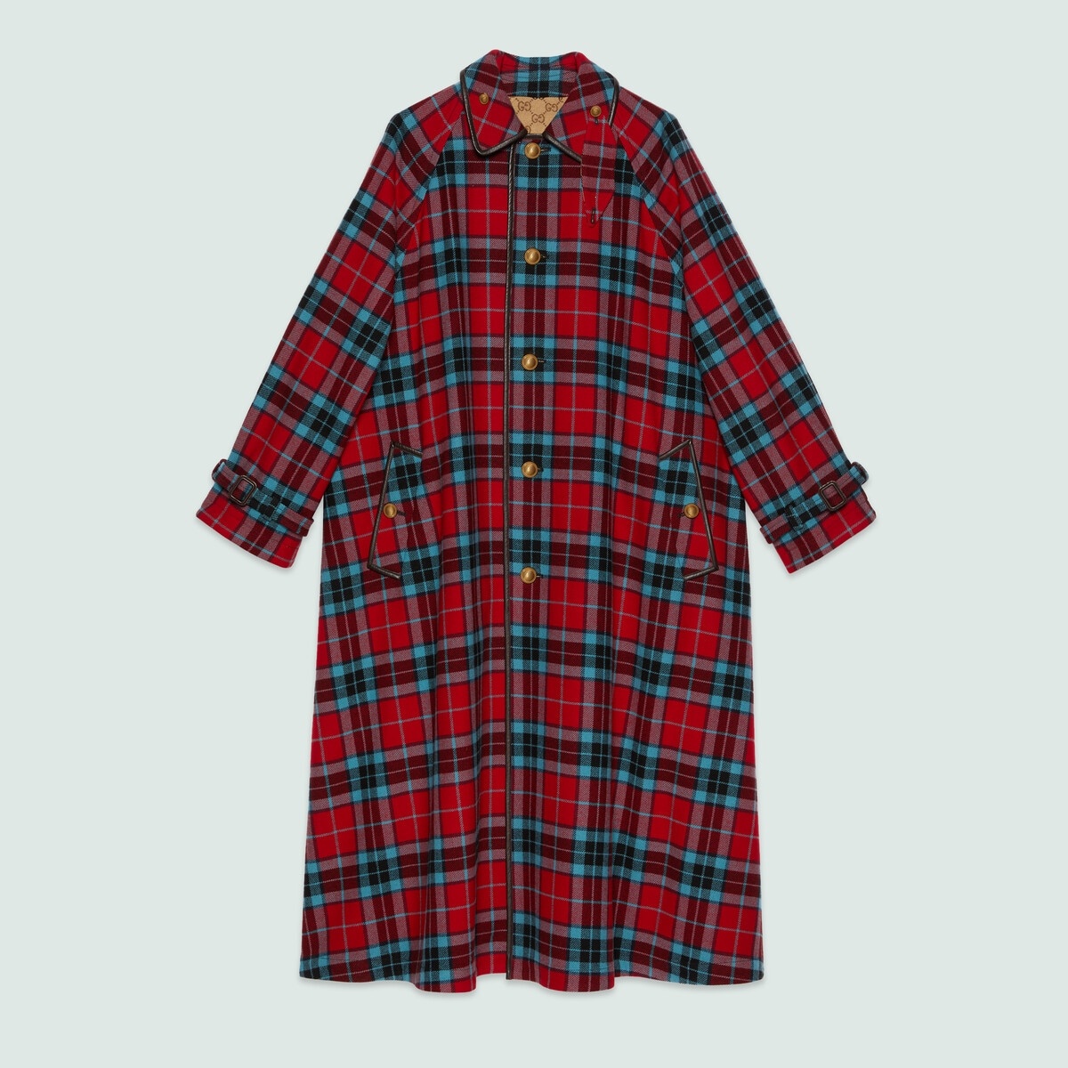 GUCCI Reversible GG tartan coat | REVERSIBLE