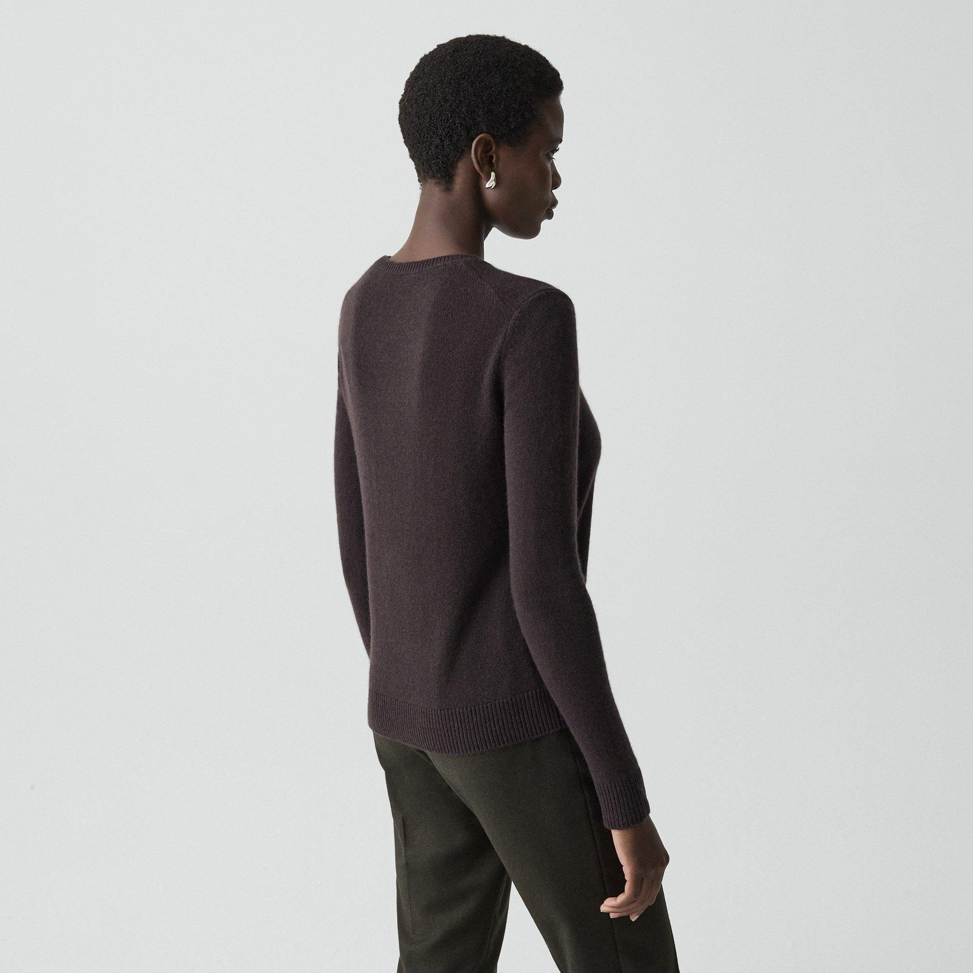 Crewneck Sweater in Feather Cashmere - 4