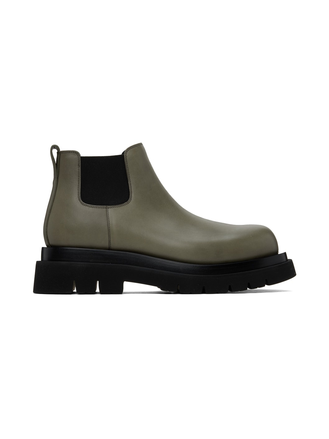Gray Lug Chelsea Boots - 1