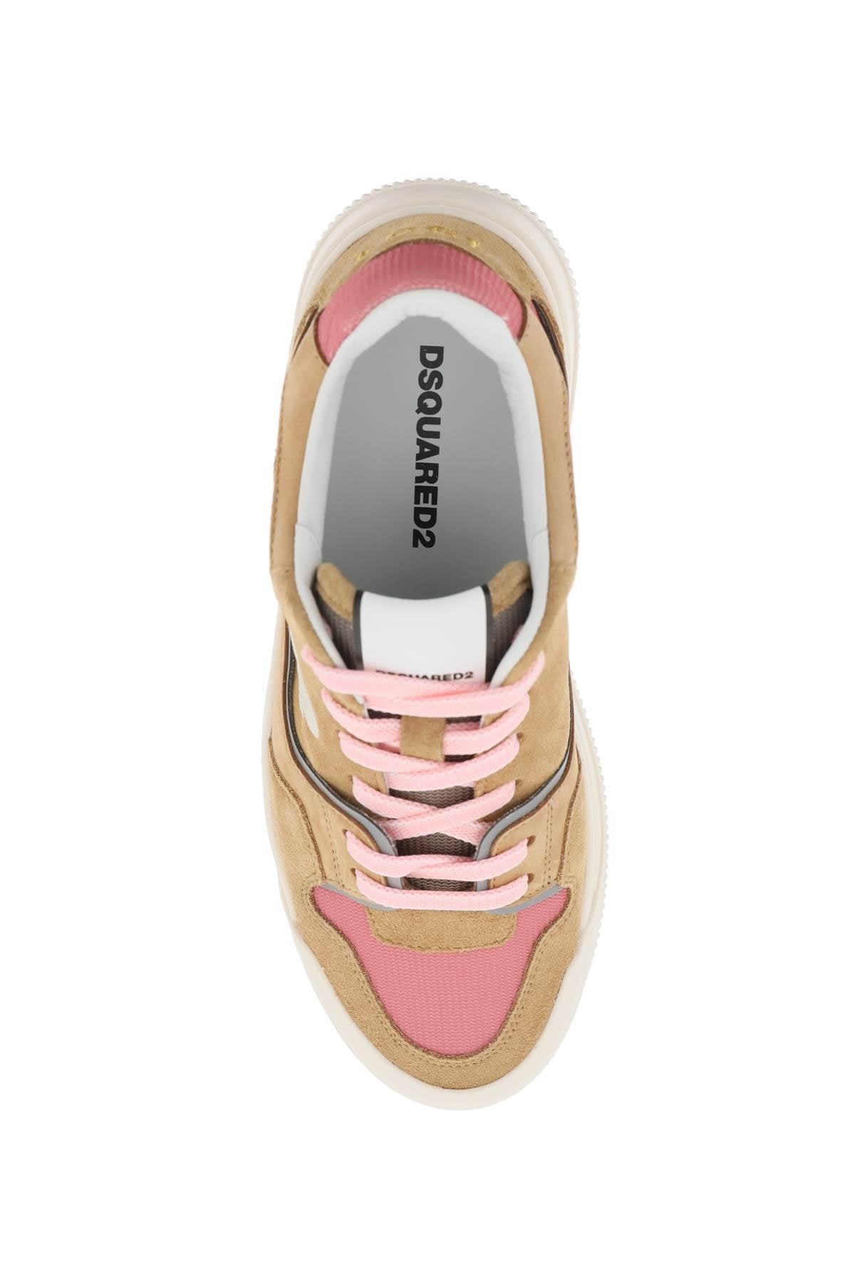 Dsquared2 Suede New Jersey Sneakers In Leather Women - 2