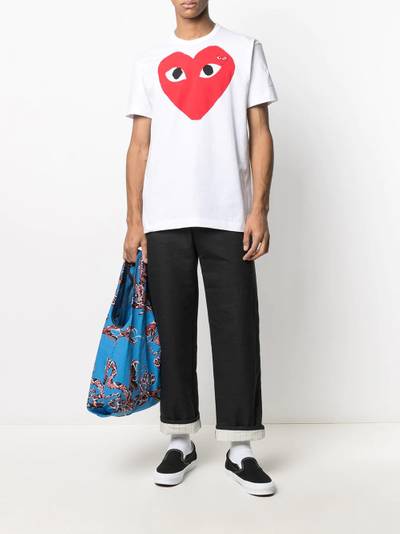 Comme des Garçons PLAY logo print T-shirt outlook