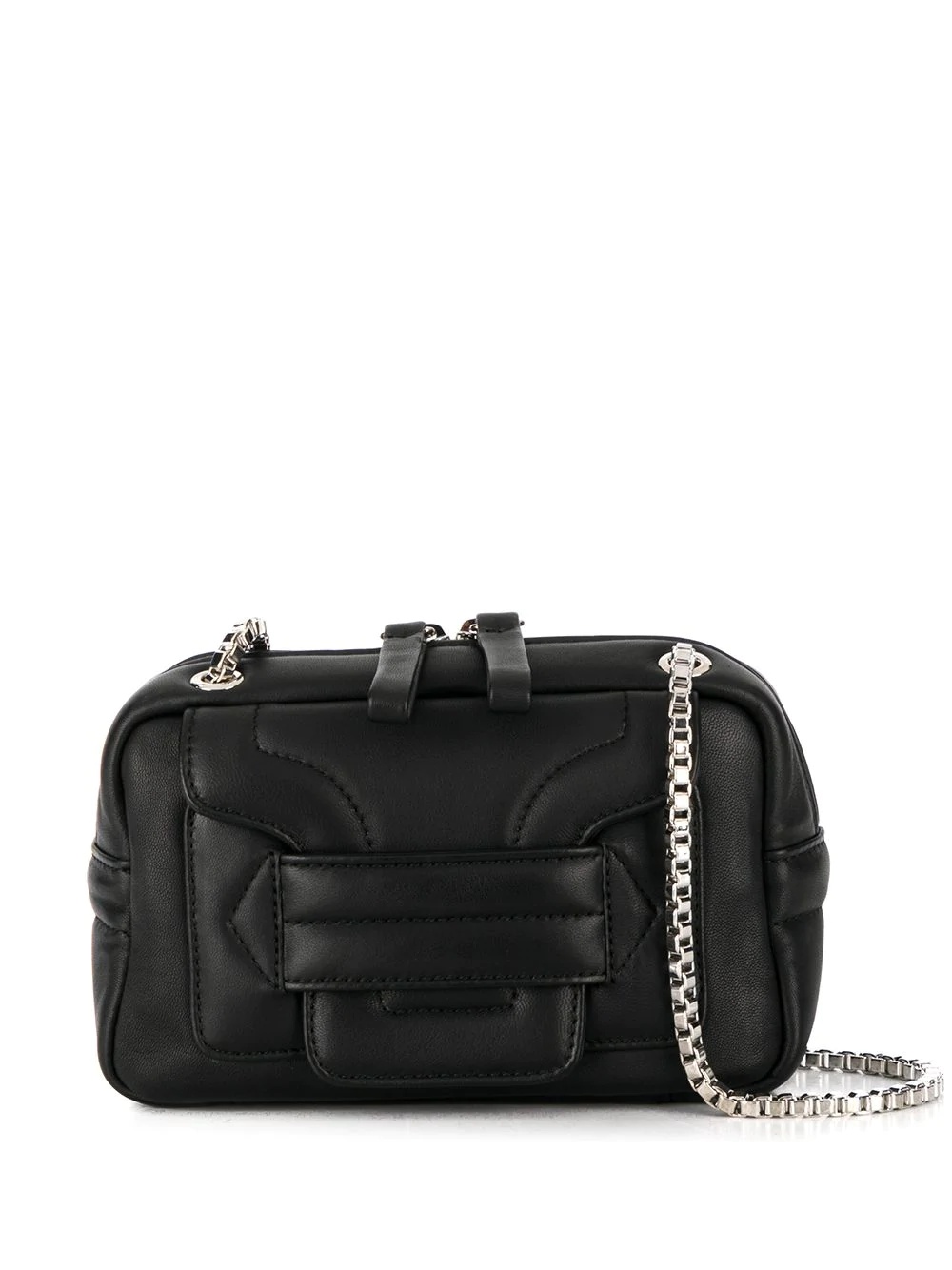 zipped shoulder bag - 1