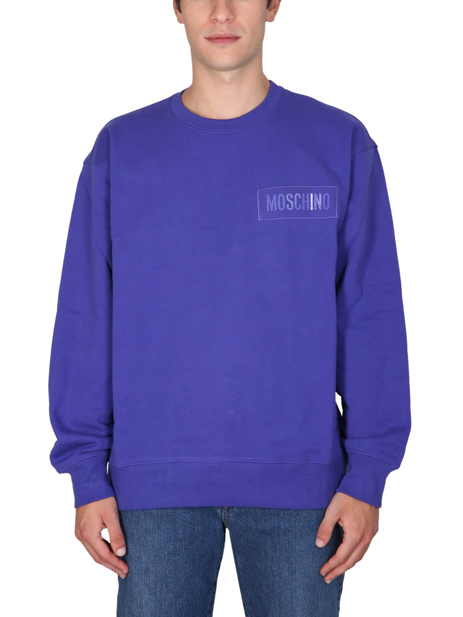 Moschino Men Sweatshirt With Logo Patch - 1