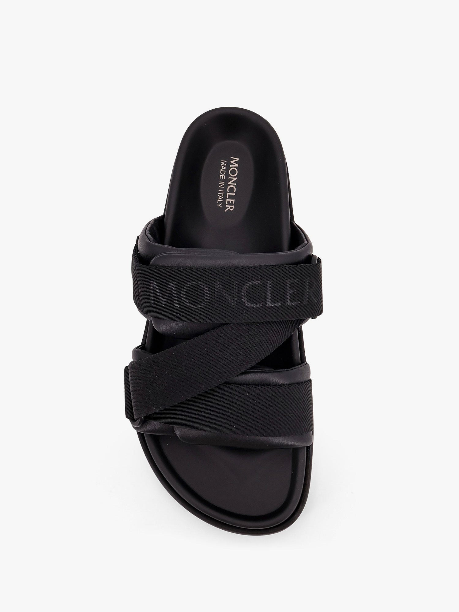 Mon Summer Leather Sandals With Nylon Details - 5