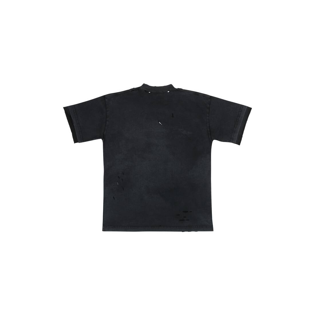 Women's Maison Balenciaga T-shirt Medium Fit in Black - 6