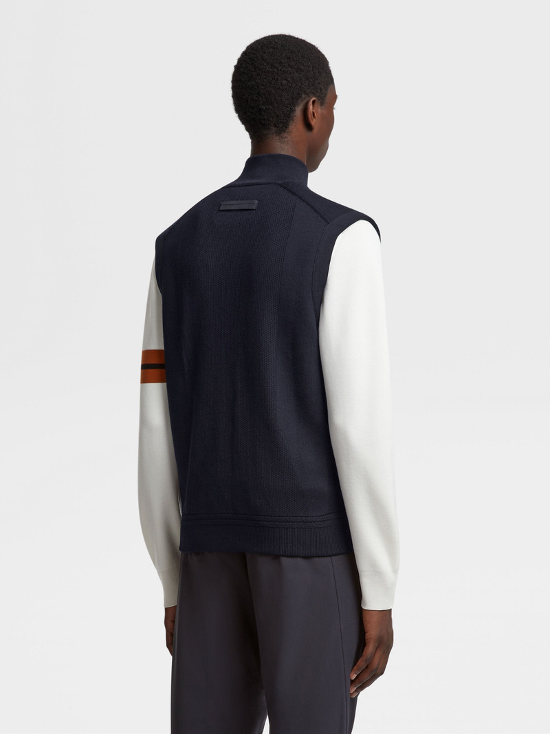 NAVY BLUE HIGH PERFORMANCE™ WOOL VEST 3
