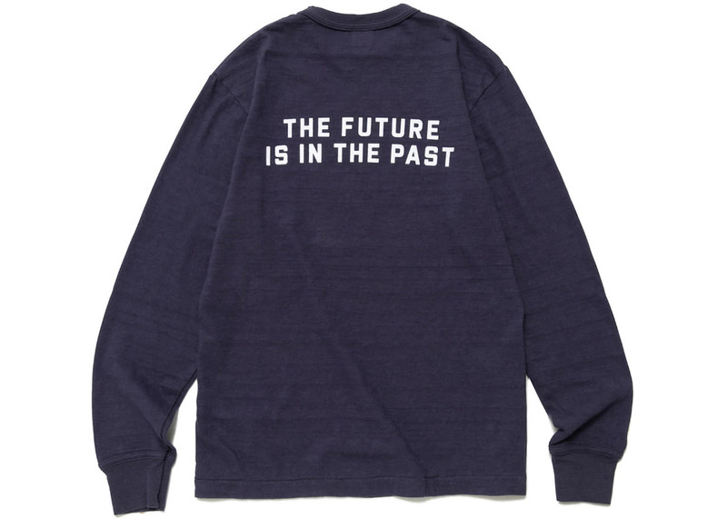 Human Made Human Made Graphic L/S T-Shirt Navy outlook