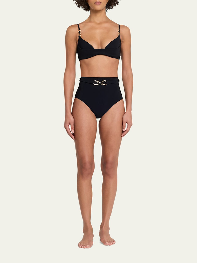 Zimmermann Mahon Trim Detail Two-Piece Swimsuit outlook