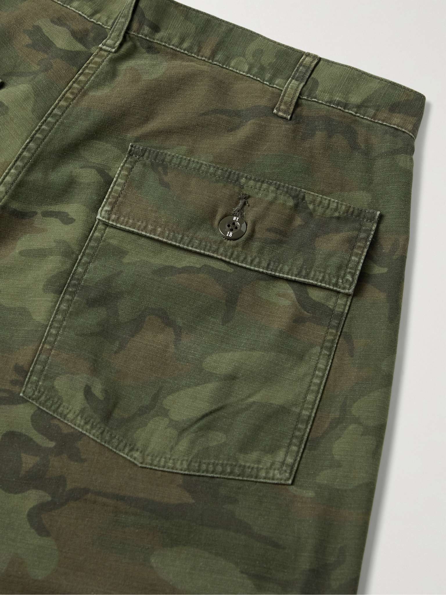 Baker Camouflage-Print Cotton Shorts - 5