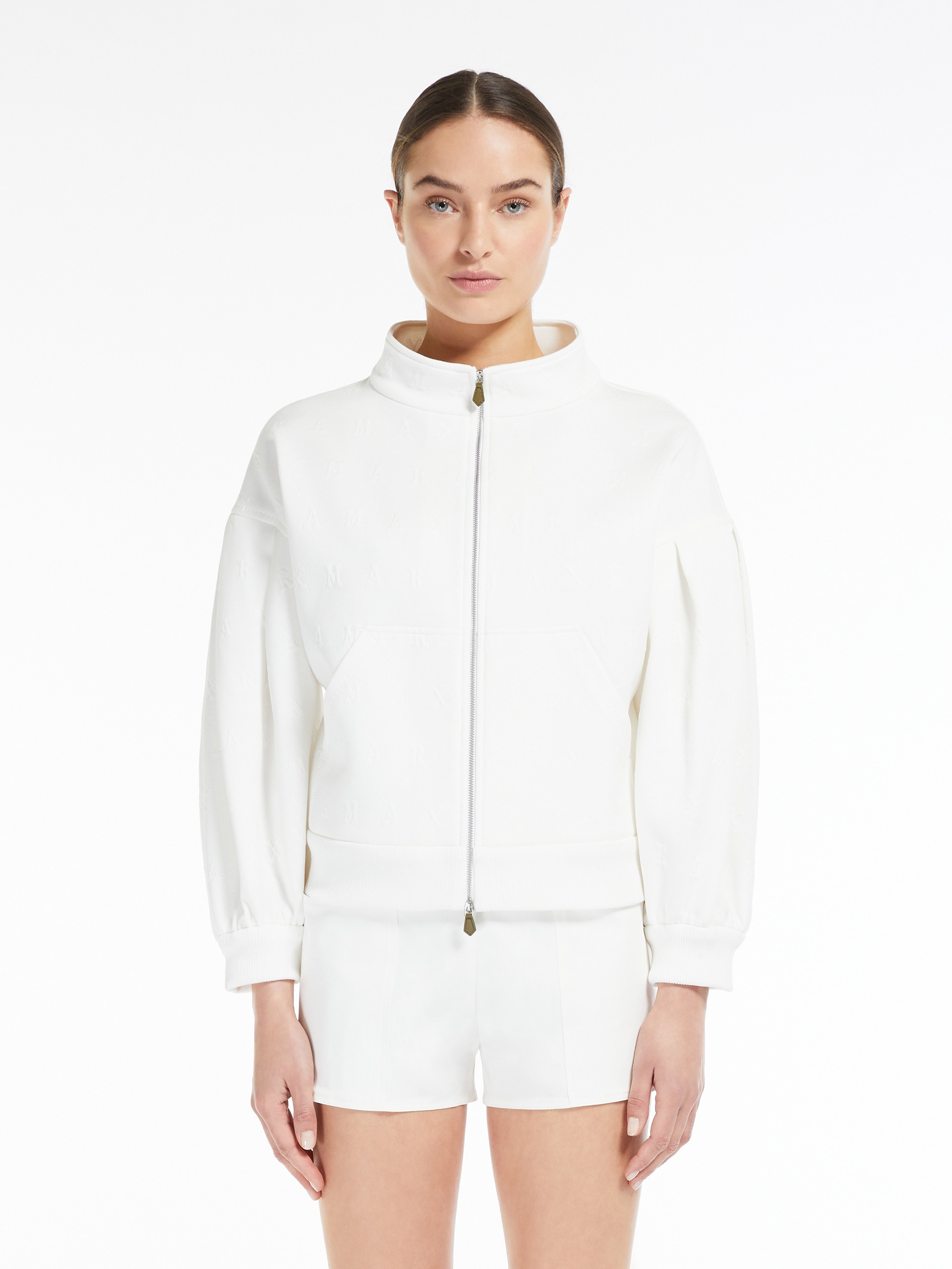 GASTONE Cropped cotton logo blouse - 3