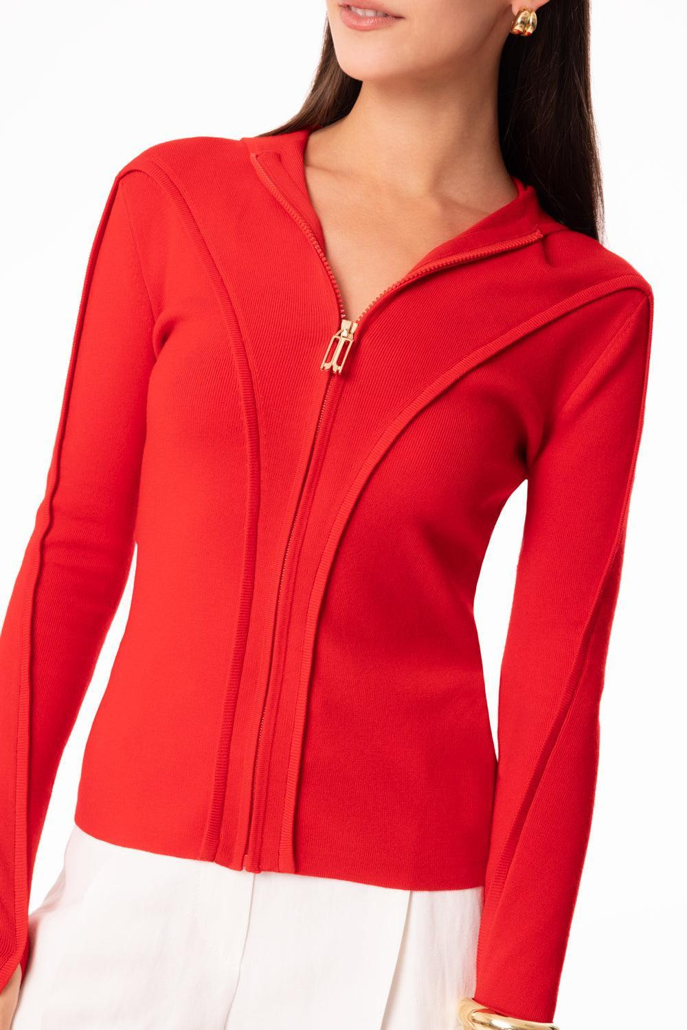 Long Sleeve Zip Top - 3