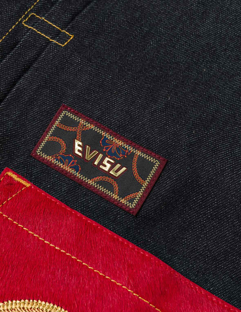 Year Of Horse Embroidery Denim Jacket 10
