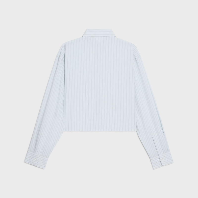 CELINE cropped shirt IN COTTON CHAMBRAY outlook