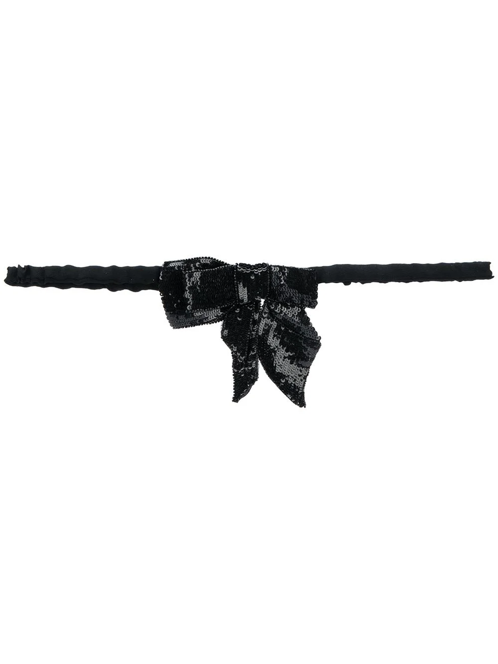 sequin bow belt - 1