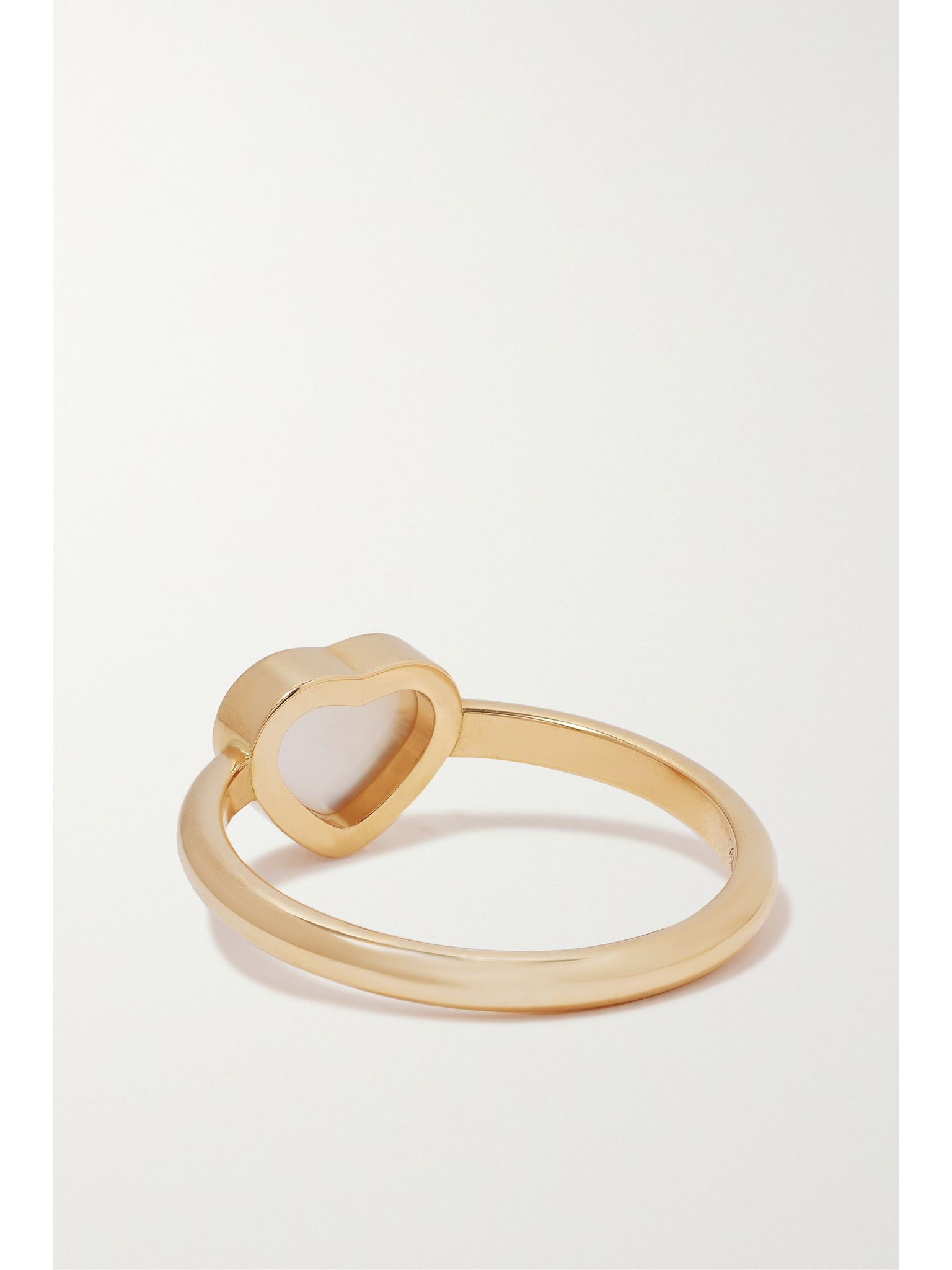 My Happy Hearts 18-karat rose gold mother-of-pearl ring Gold - 3