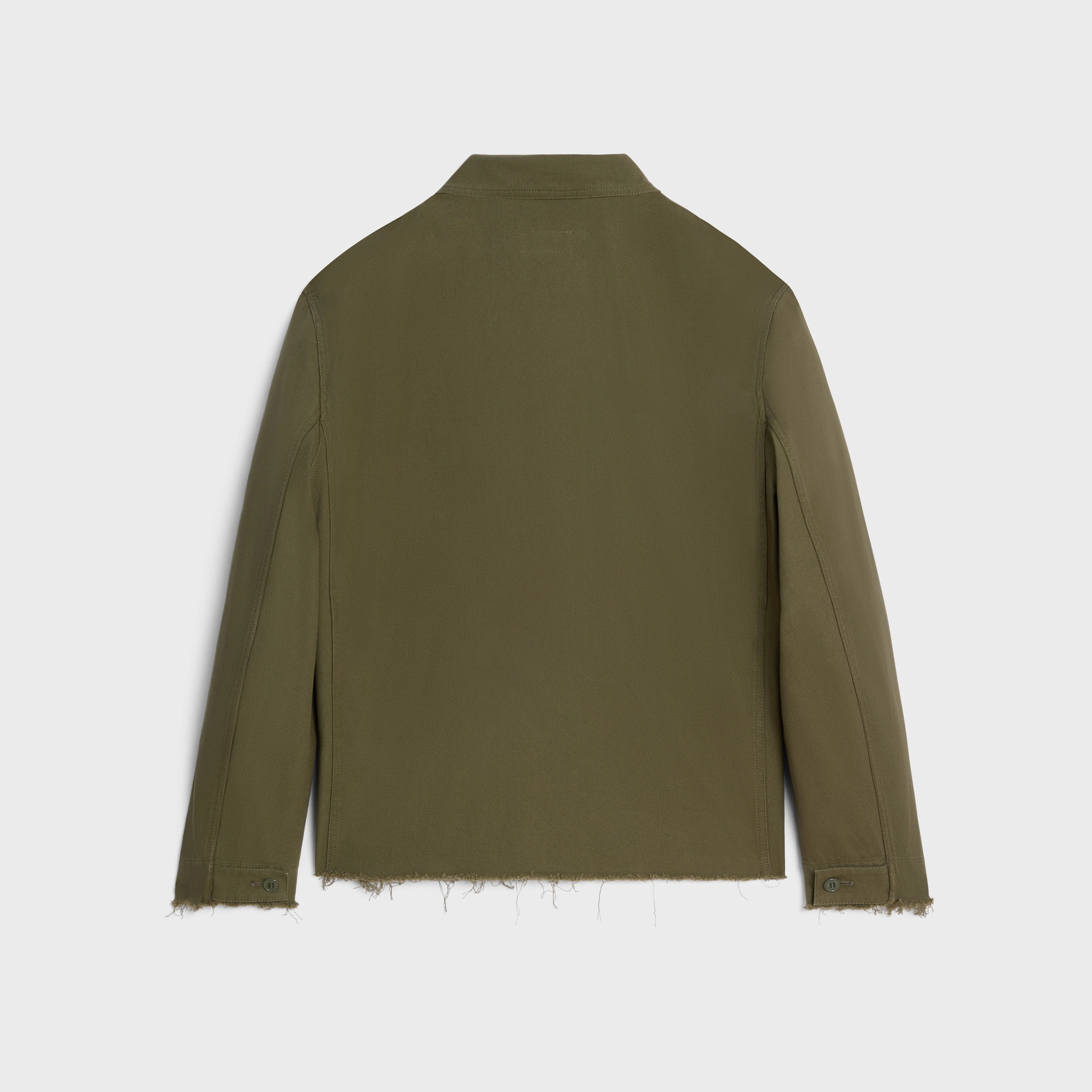 celine saharienne jacket in cotton - 2
