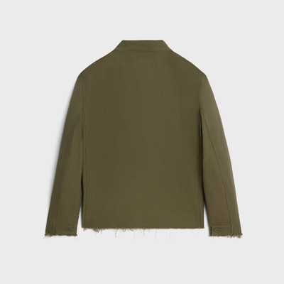 CELINE celine saharienne jacket in cotton outlook